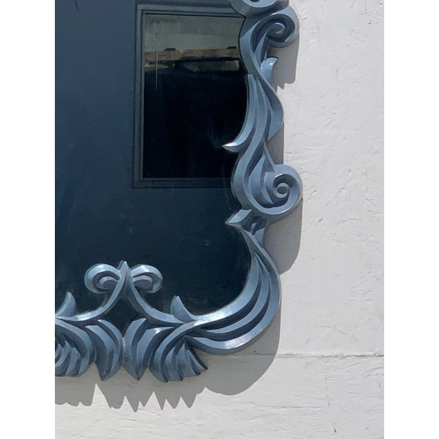1960s Serge Roche Style Deco Mirror For Sale In San Diego - Image 6 of 12