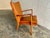 Vintage Hans Wegner Ap-16 Lounge Chair in Oak & Cognac Leather, 1951 For Sale - Image 12 of 12