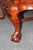 Brown Pair Vintage Chinese Carved Mahogany and Marble Back Arm Chairs For Sale - Image 8 of 16