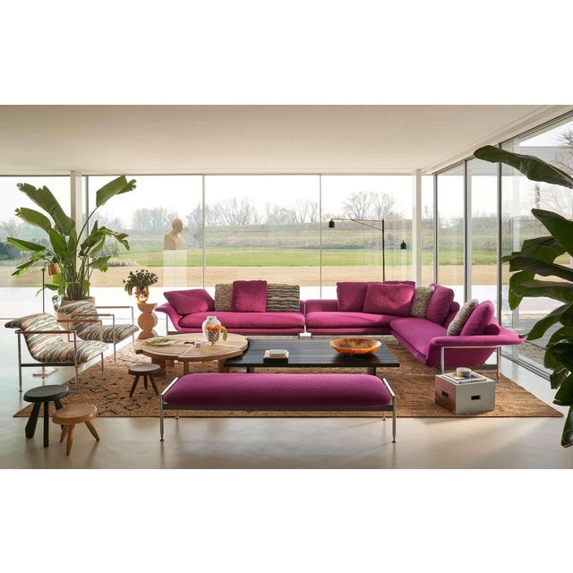 Pink Esosoft Armchair by Antonio Citterio For Sale - Image 8 of 10