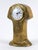 Gold Art Nouveau Brass Mantel Clock, Germany, 1950s For Sale - Image 8 of 18