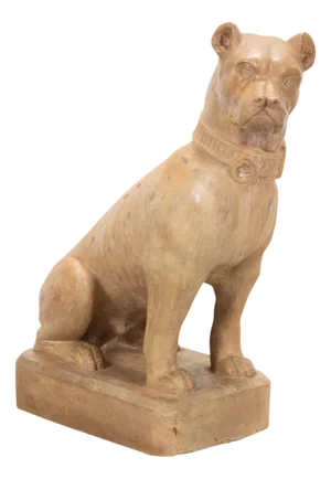 Jean Garouste, Lifesize Dog, 1860, Terracotta