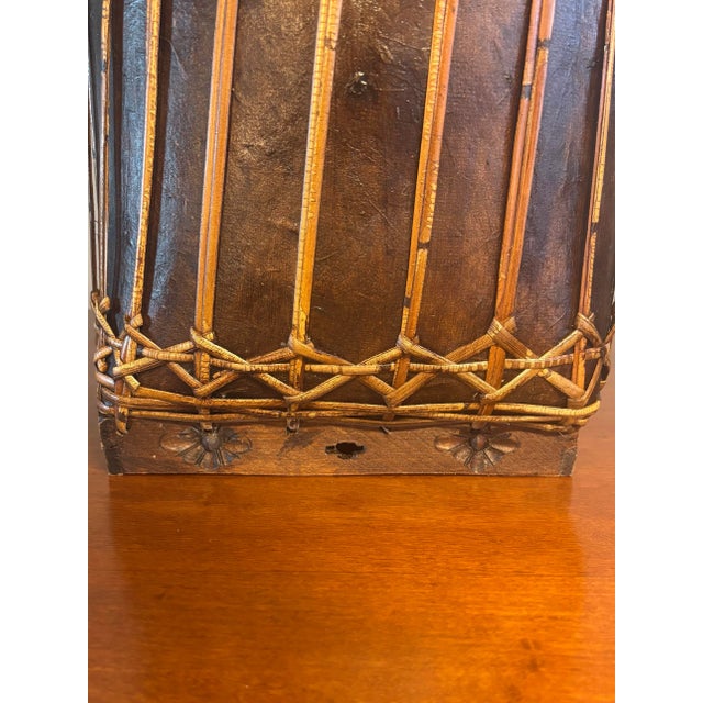 Wood Antique Lacquered Rustic Hand Made Thai Rice Container For Sale - Image 7 of 7