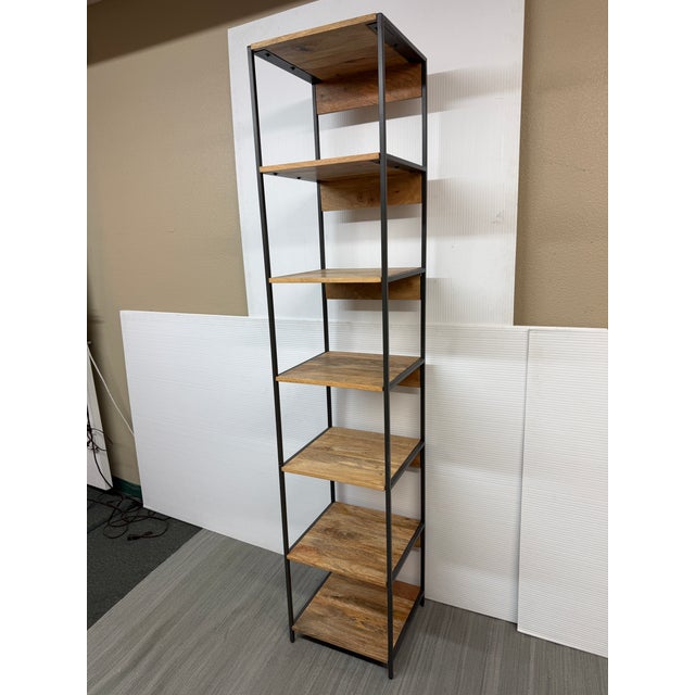 Industrial West Elm Industrial Modular Bookshelf For Sale - Image 3 of 12