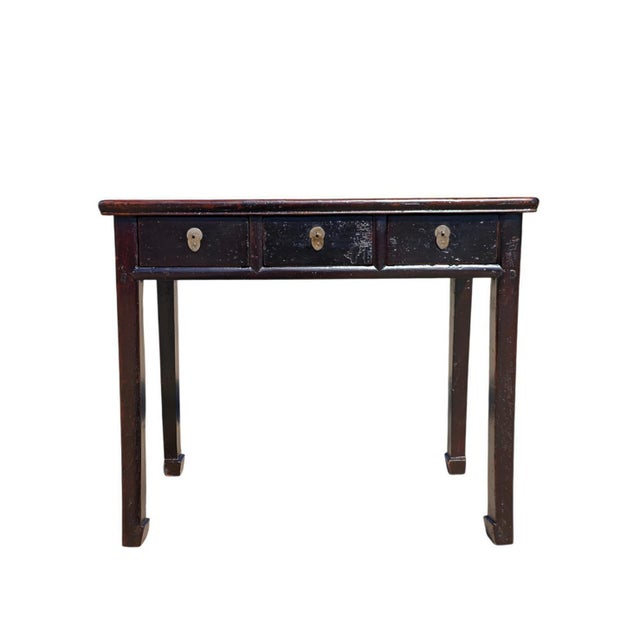 Late 19th Century 19th Century 3 Drawer Writing Desk For Sale - Image 5 of 5
