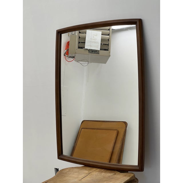 Vintage Mid Century Modern Mirror For Sale - Image 4 of 5