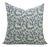 Block Printed Pillow Cover for Sofa Couch or Bed 14x14 Inch, Pure Linen - Pushp Varsha For Sale