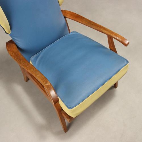 Vintage Reclining Chair by Renzo Franchi Camerani, Italy, 1950s For Sale - Image 10 of 15