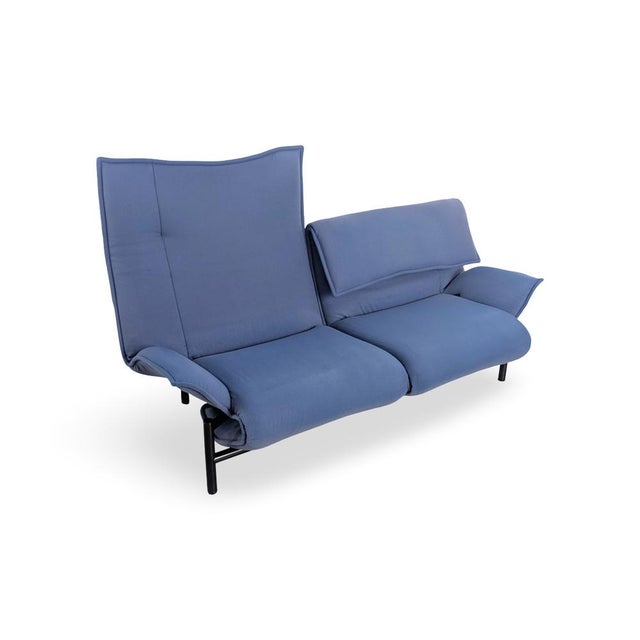 Metal Blue Veranda Sofa by Vico Magistretti for Cassina For Sale - Image 7 of 17
