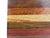 Brown 1994 Handmade Costa Rican Exotic Hardwood Sampler 14 Rare Woods Board Wall Art Signed For Sale - Image 8 of 12