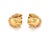 Cartier Panthere 18k Tri-Color Gold Clip On Huggie Earrings w/Paper For Sale - Image 11 of 11