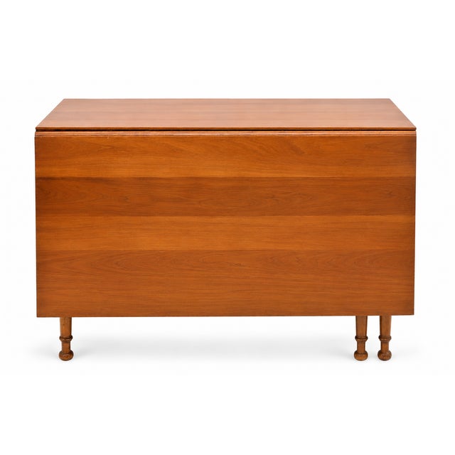 1970s 1970s Authentic Stickley Sold Wood Drop Leaf Dining Table For Sale - Image 5 of 12