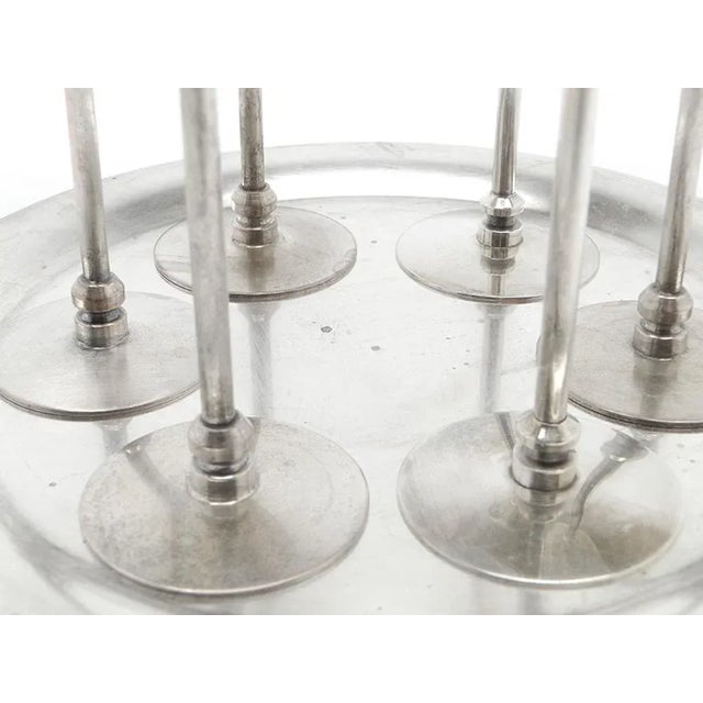 Silver Vintage Polish Liquor Set from Imago Artis, 1970s, Set of 7 For Sale - Image 8 of 18