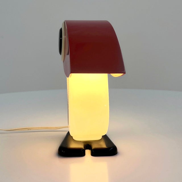 Penguin Table Lamp attributed to Fernando Cassetta for Tacman, 1970s, in Good conditions. Designed 1970 to 1979 I have...