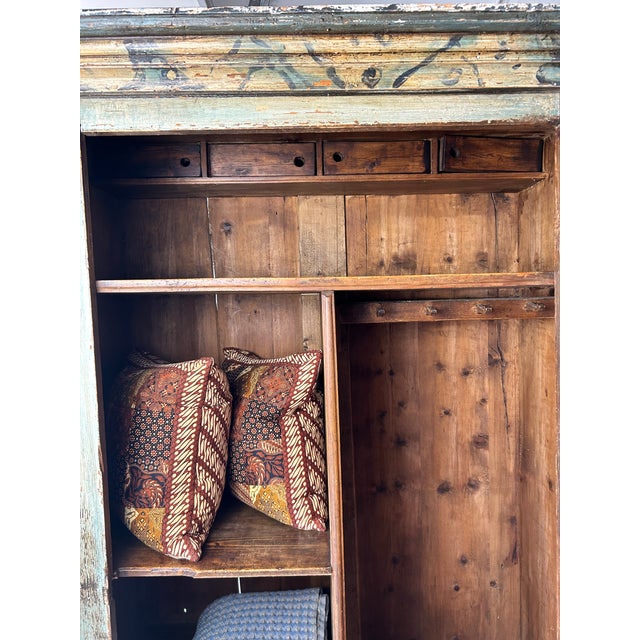 1805 Armoire Tyrolean Alpine Folk Schrank For Sale - Image 16 of 17