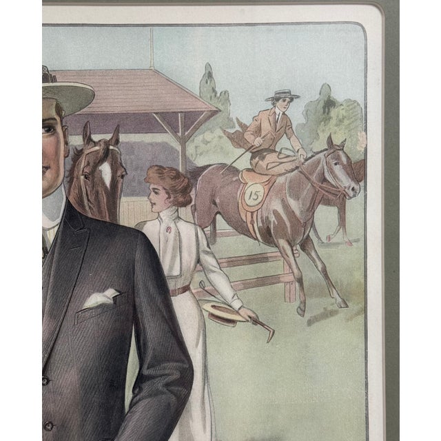 1913 Mens Fashion Print For Sale - Image 4 of 8