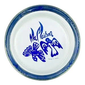 Vintage Ma Maison Los Angeles Restaurant Glass Ashtray