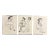 1970’s 3 Original Naive Folk Art Abstract Figure Marker Drawings -Set of 3 For Sale