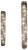 Glass Pillar Floor Lamps, 1960s, Set of 2 For Sale