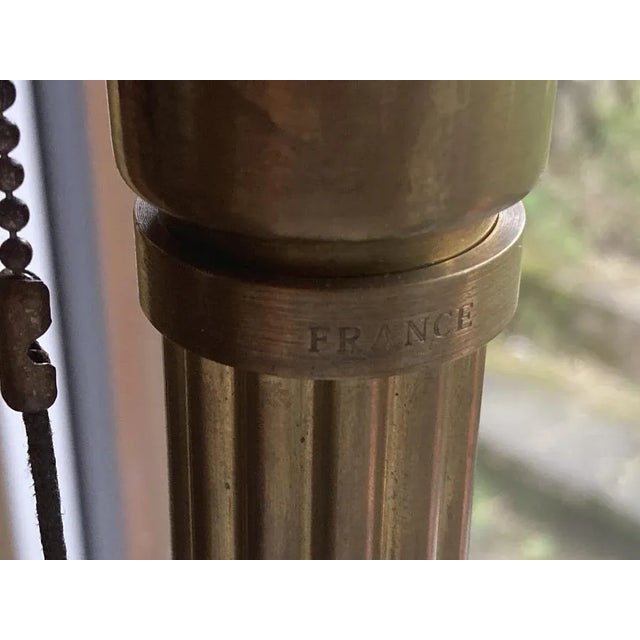 Metal Art Deco French De Travail Table Lamp by Paul Fargette for Maison Fargette For Sale - Image 7 of 12