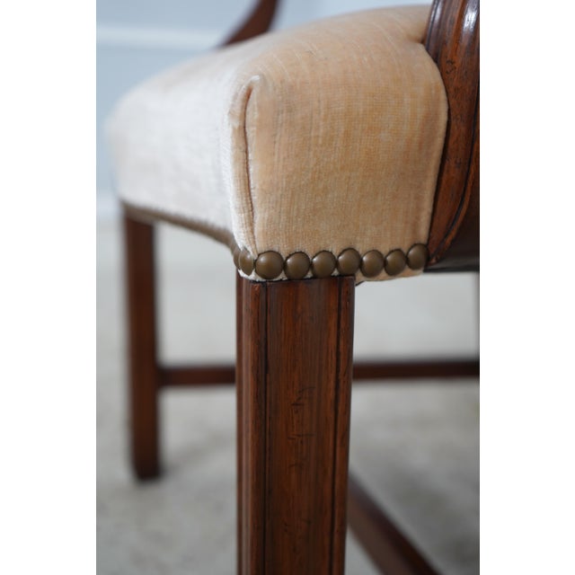 Set of 6 Baker Mahogany Dining Chairs For Sale - Image 13 of 18