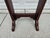 Red and Gold Oval Monkey Themed Side Table For Sale - Image 9 of 14