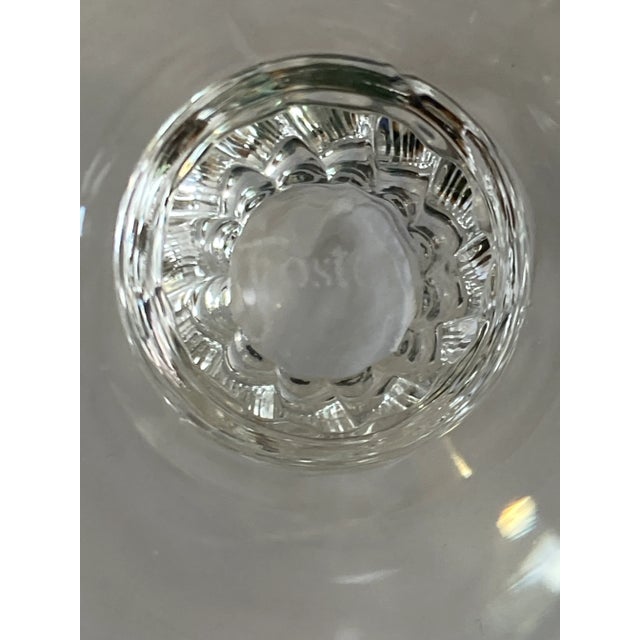 Vintage Fostoria Platinum Rim Water Glasses, Set of 8 For Sale In Oklahoma City - Image 6 of 7