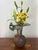 Metal F. Silviy Signed Italian Art Glass Vase – Sculptural Pâte De Verre & Patinated Metal – Attributed to Murano, Venice Italy – 20th Century For Sale - Image 7 of 9