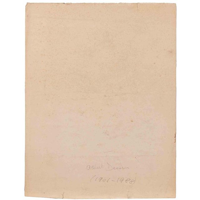 Pencil drawing realized by Albert Decaris in the mid-20th Century. Not signed. Very good condition. This piece is...