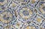 17th Century Portuguese Antique Tiles Set of 40 Blue, Yellow & White Geometric Floral For Sale - Image 13 of 18