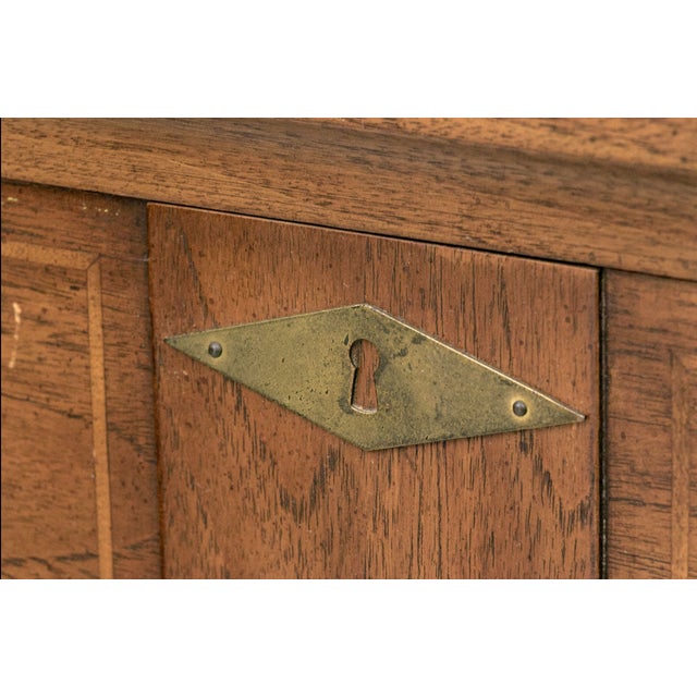 Mid 20th Century Vintage Marquetry Single Drawer End Tables —a Pair For Sale - Image 4 of 9