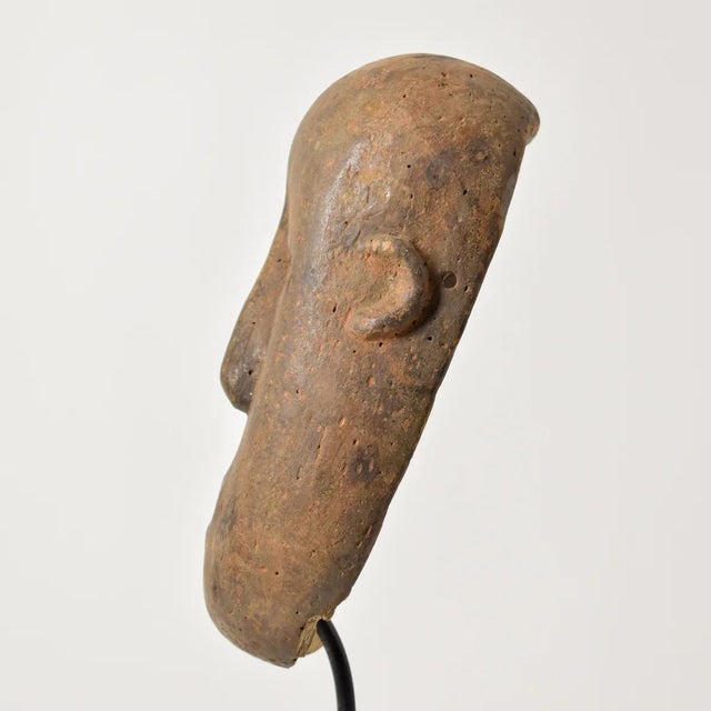 Early 20th Century Early 20th Century Bunda Wooden Mask For Sale - Image 5 of 11