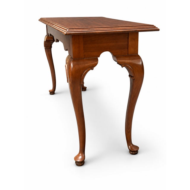 Ethan Allen Ethan Allen Queen Ann Console Table For Sale - Image 4 of 7