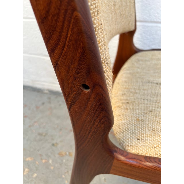 Set of Four Vintage Danish Modern Erik Buch Teakwood 'Model 89' Dining Chairs For Sale - Image 12 of 14