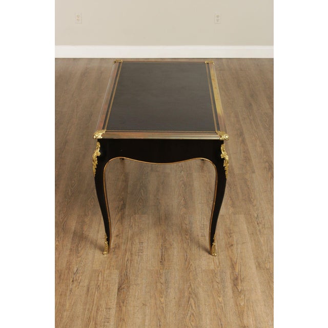Baker Furniture Napoleon II Style Leather Top Writing Desk For Sale - Image 15 of 18