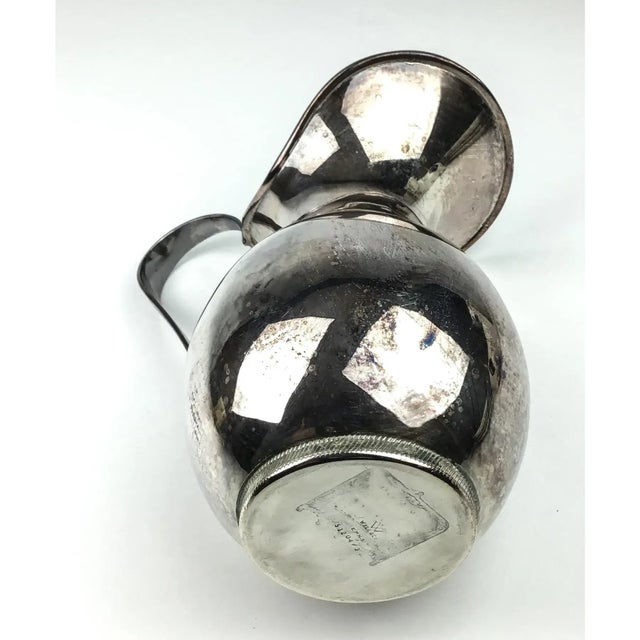 Silver Plate Vintage Wallace E P N S Water Pitcher For Sale - Image 12 of 12