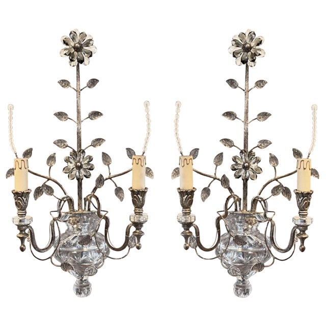 Metal Large Wall Sconces from Banci Firenze, 1970s, Set of 2 For Sale - Image 7 of 7