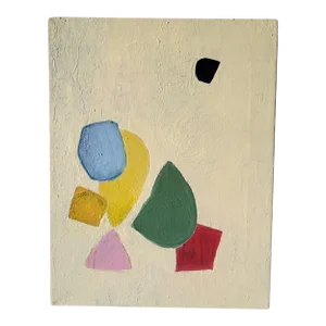"Happy Baby" Contemporary Abstract Oil Painting by Lynn Christian
