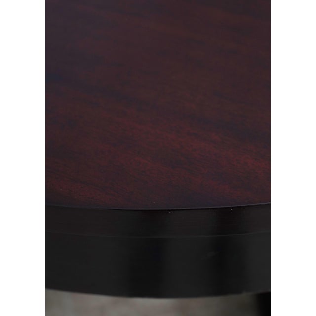 Baker Furniture Company Baker Mahogany Barbara Barry Oval Dining Table For Sale - Image 4 of 18