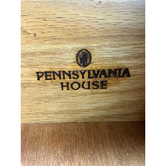 Vintage Pennsylvania House Queen Anne Style 2-Drawer Table or Low-Boy Chest For Sale - Image 9 of 14