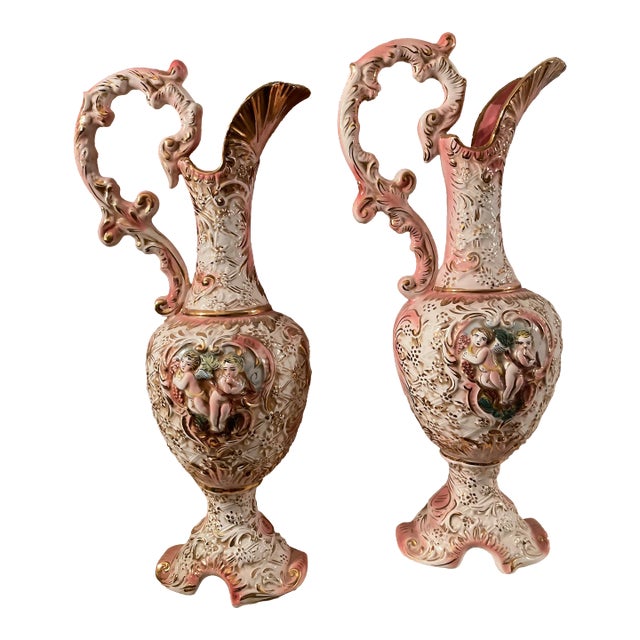 capodimonteカポディモンテ　Bedin『春の訪れ』イタリア　高29cm capodimonteカポディモンテ Bedin『春の訪れ』イタリア 高29cm