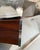 Early 21st Century Minimalist “Popova” Desk in Brushed Stainless Steel With Mahogany Drawers. u.s.A For Sale - Image 5 of 8