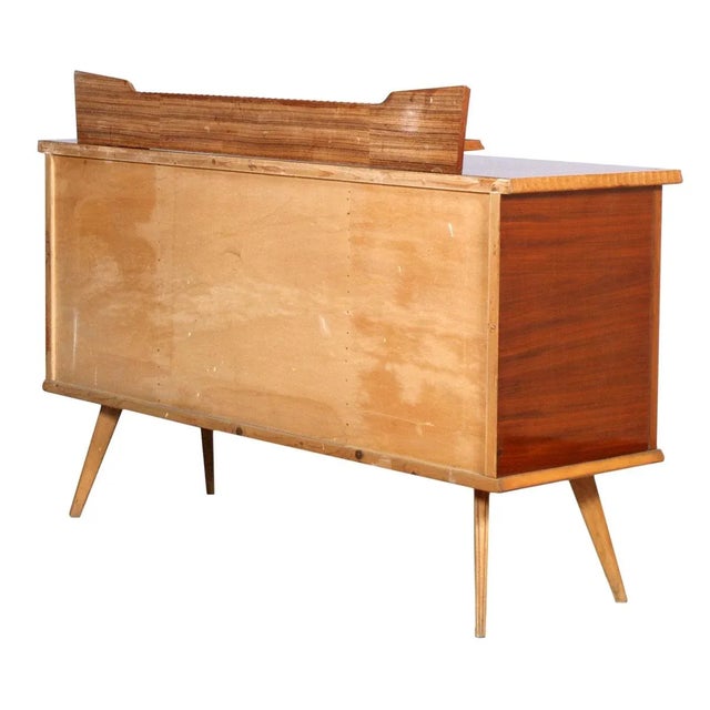 Wood Beech, Rosewood, and Maple Sideboard from Melchiorre Bega, 1940s For Sale - Image 7 of 8