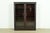 Mission Stickley Brothers Style Antique Arts & Crafts Mahogany Double Bookcase Cabinet, Circa 1900 For Sale - Image 3 of 12
