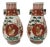 Air of Circa 1960 Japanese Kutani Style Porcelain Auspicious Motifs Arrow Vases (Showa Period) For Sale
