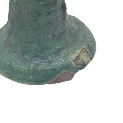 Moroccan Tamegroute Glazed Candlestick Holder For Sale - Image 4 of 6