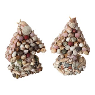 Folk Art Sailors Valentines Sea Shell Souvenirs For Sale