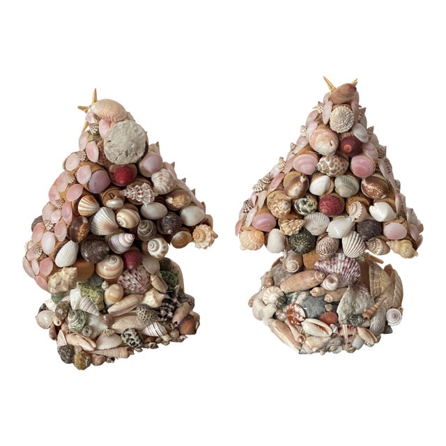 Folk Art Sailors Valentines Sea Shell Souvenirs For Sale