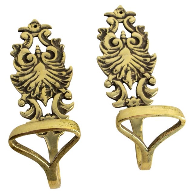Bronze Wall Coat Racks, 1960, Set of 2 For Sale - Image 6 of 6