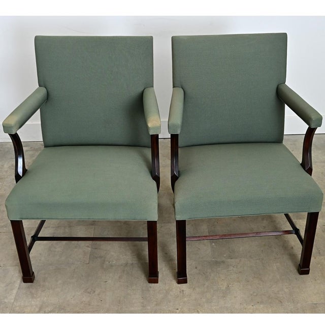 English 19th Century Pair of Georgian Armchairs For Sale In Baton Rouge - Image 6 of 12